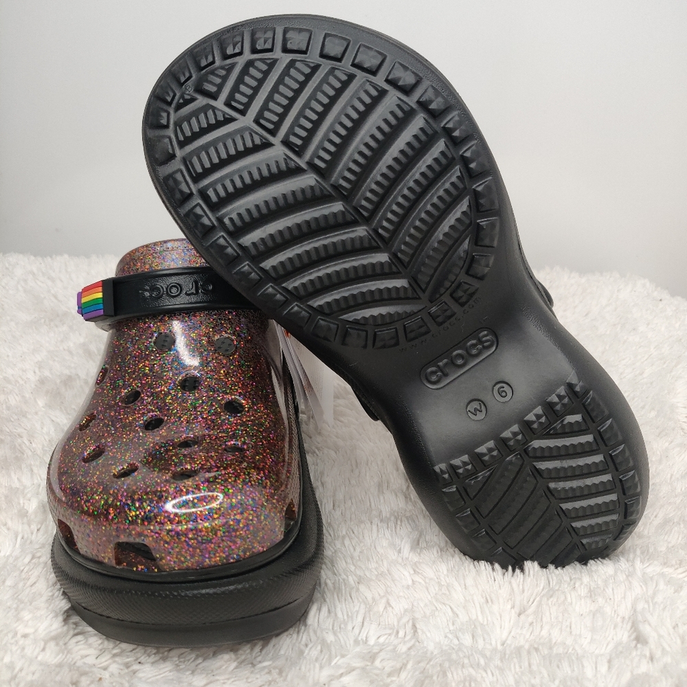 New platform glitter Pride Crocs - Picture 5 of 6